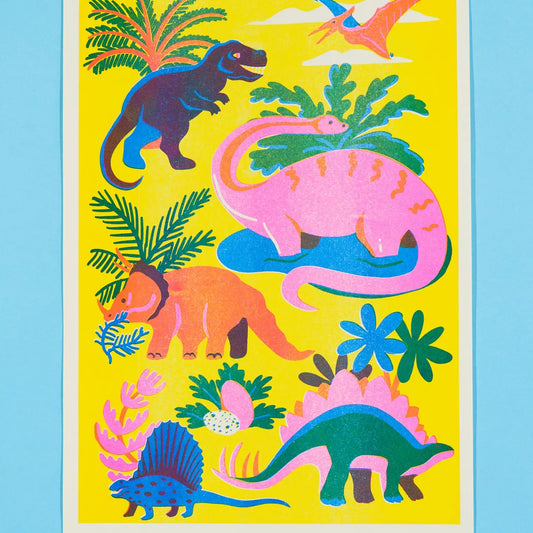 Dinosaur Riso A3