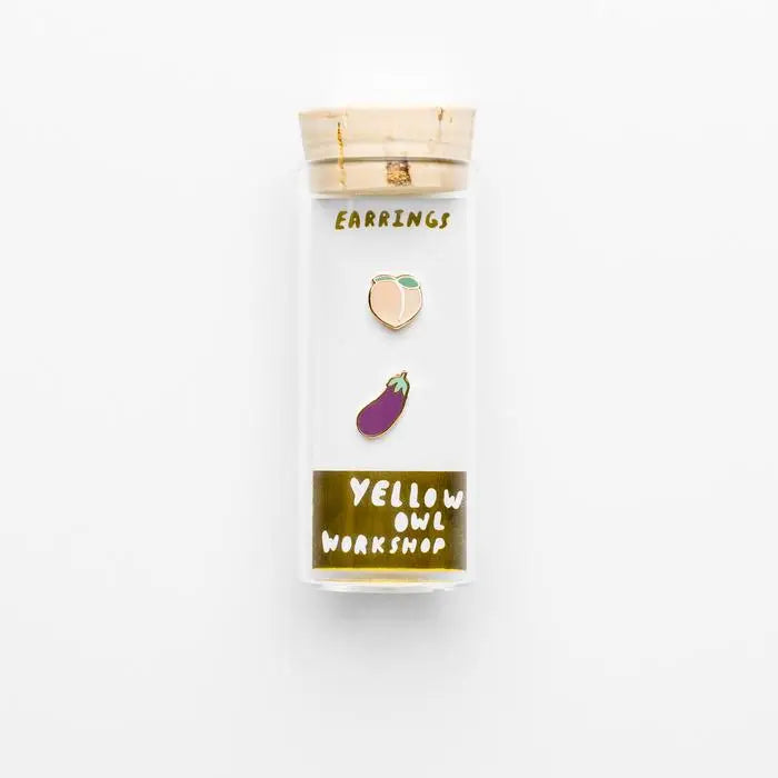 Peach and Eggplant Studs