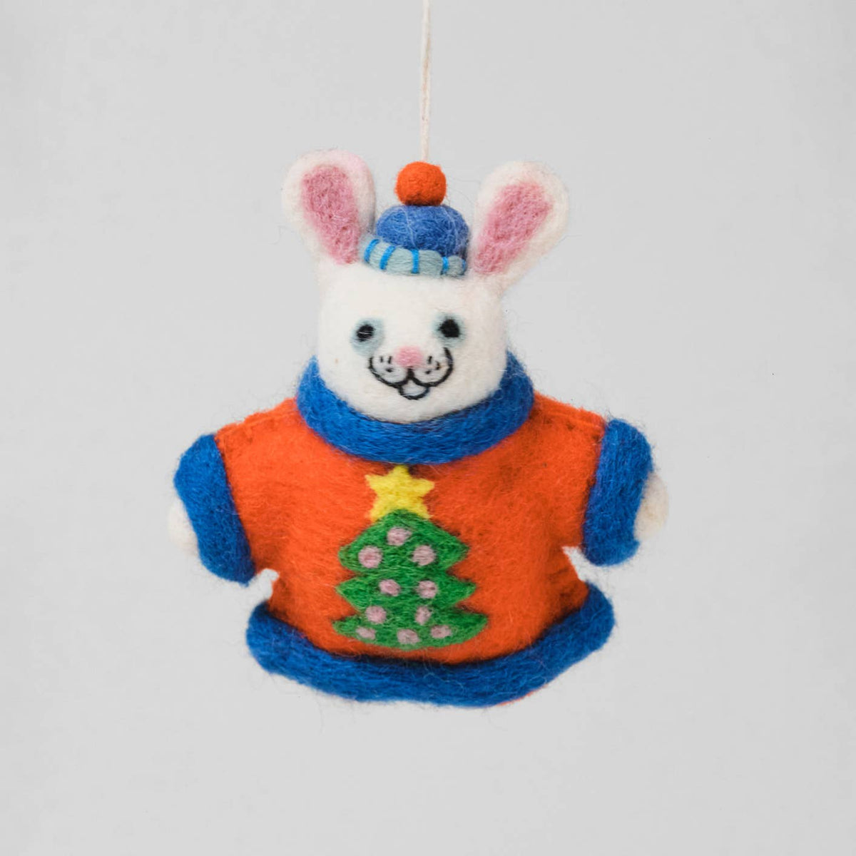 Rabbit Hanging Felt Ornament