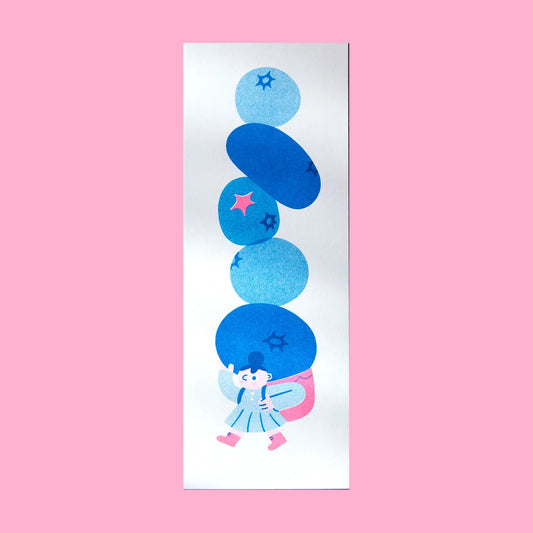 Blueberries Mini Print