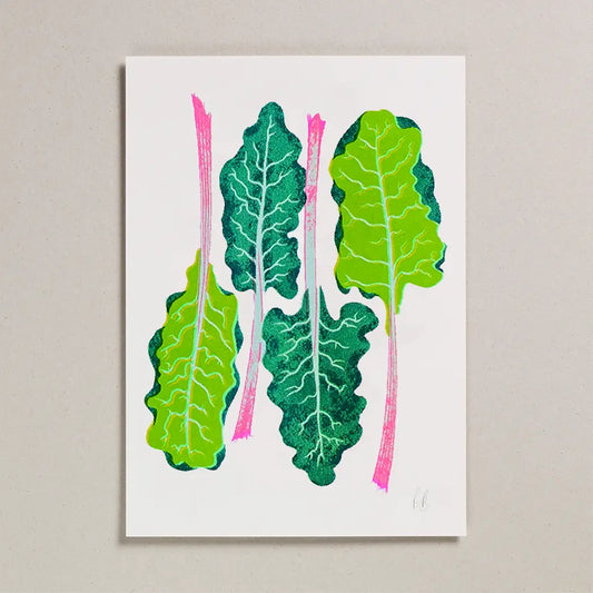 Risograph A4 Print Chard
