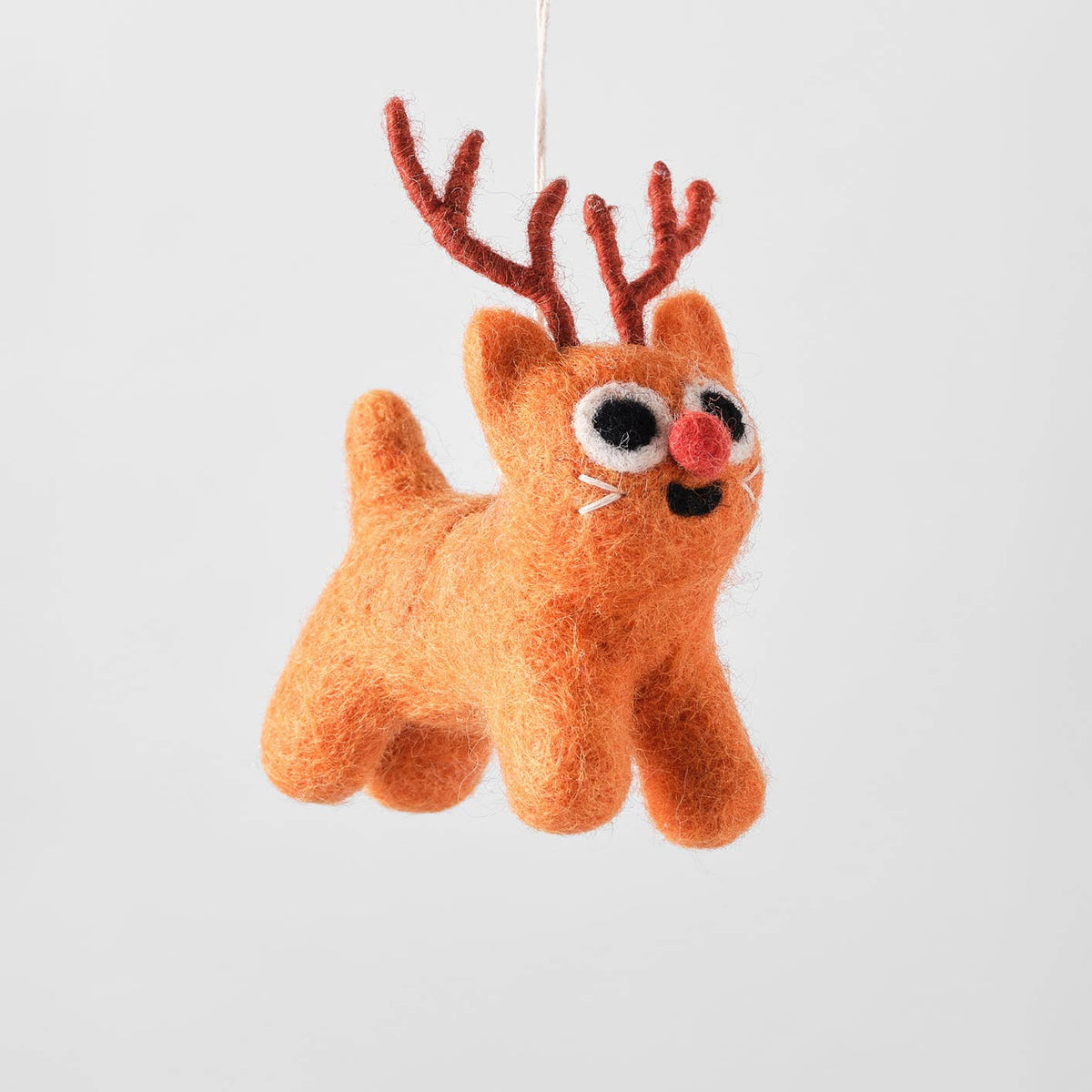 Rudy Cat Hanging Felt Ornament