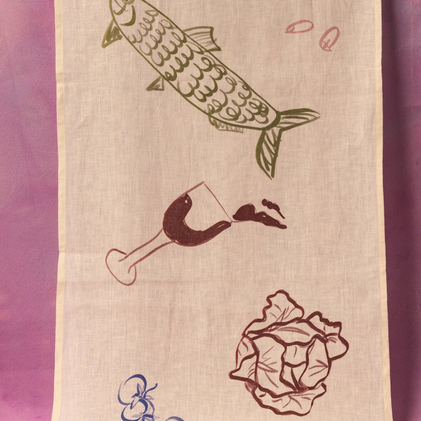 ‘Dinner’ Table Runner 230cm X 45cm
