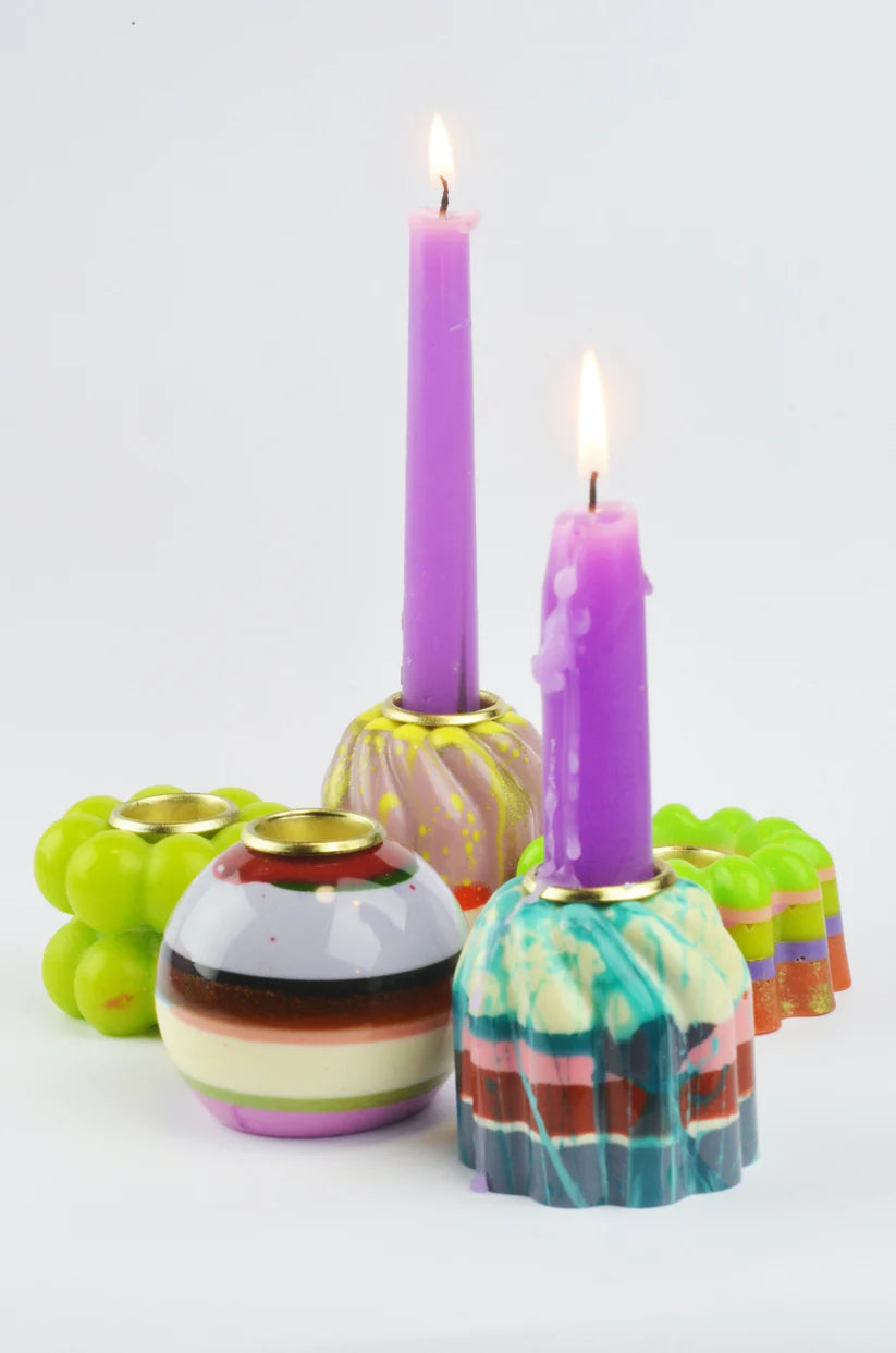 Whipped Cream Candlestick Holder