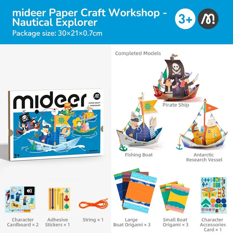 Mideer Paper Craft Workshop - Nautical Explorer