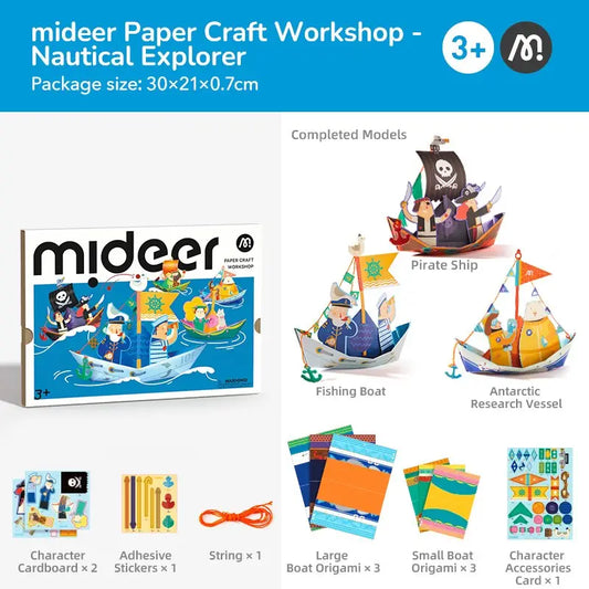 Mideer Paper Craft Workshop - Nautical Explorer