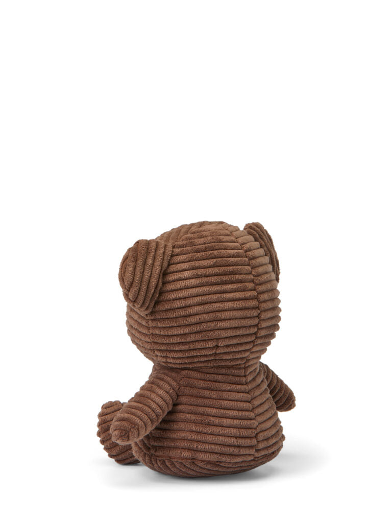 Boris Bear Corduroy Brown 17cm