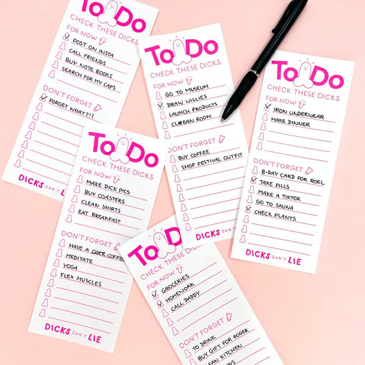 To-Do Block - Check these Dicks