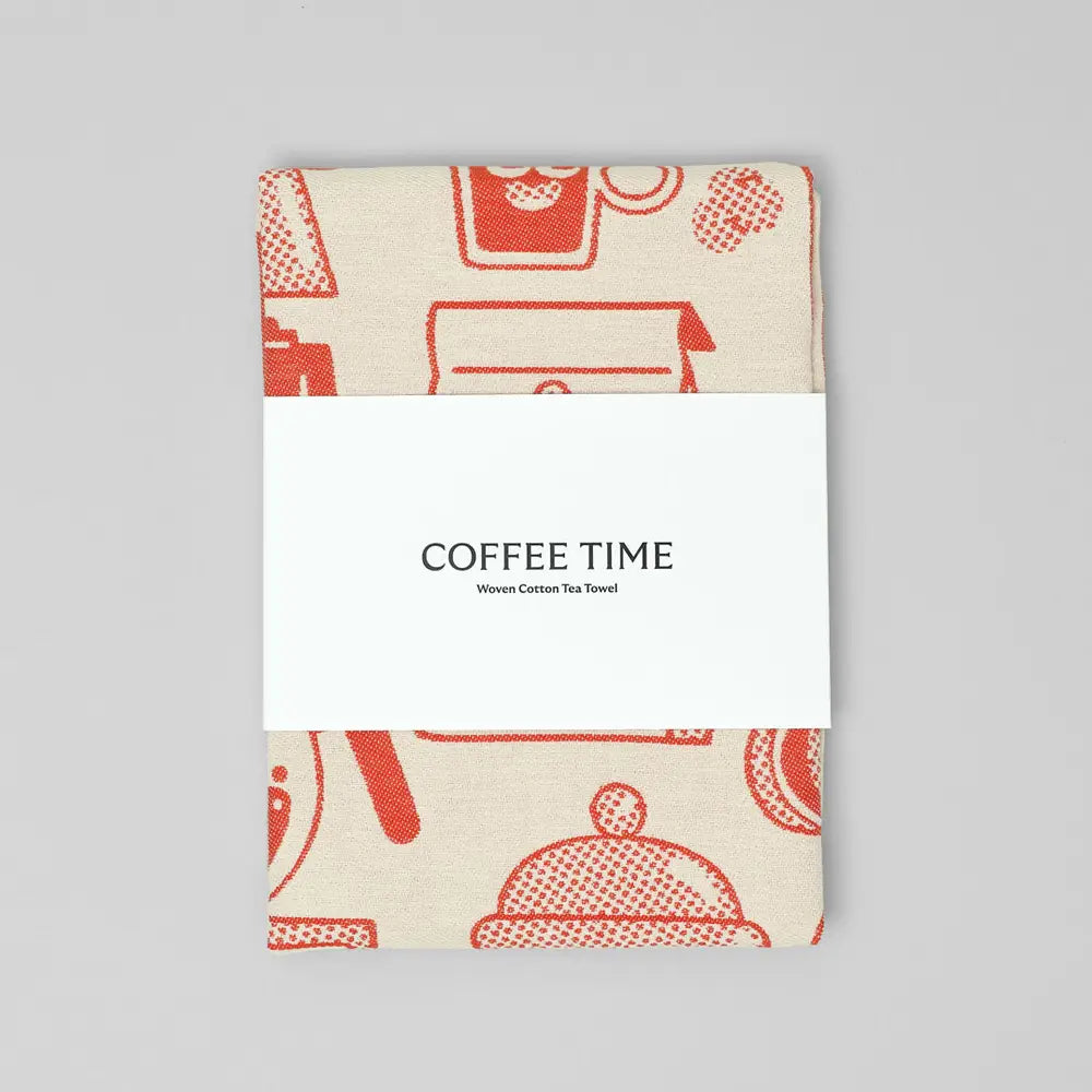 Coffee Time Tea Towel