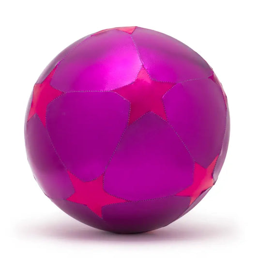 Purple Balloon - 30cm PINK STARS