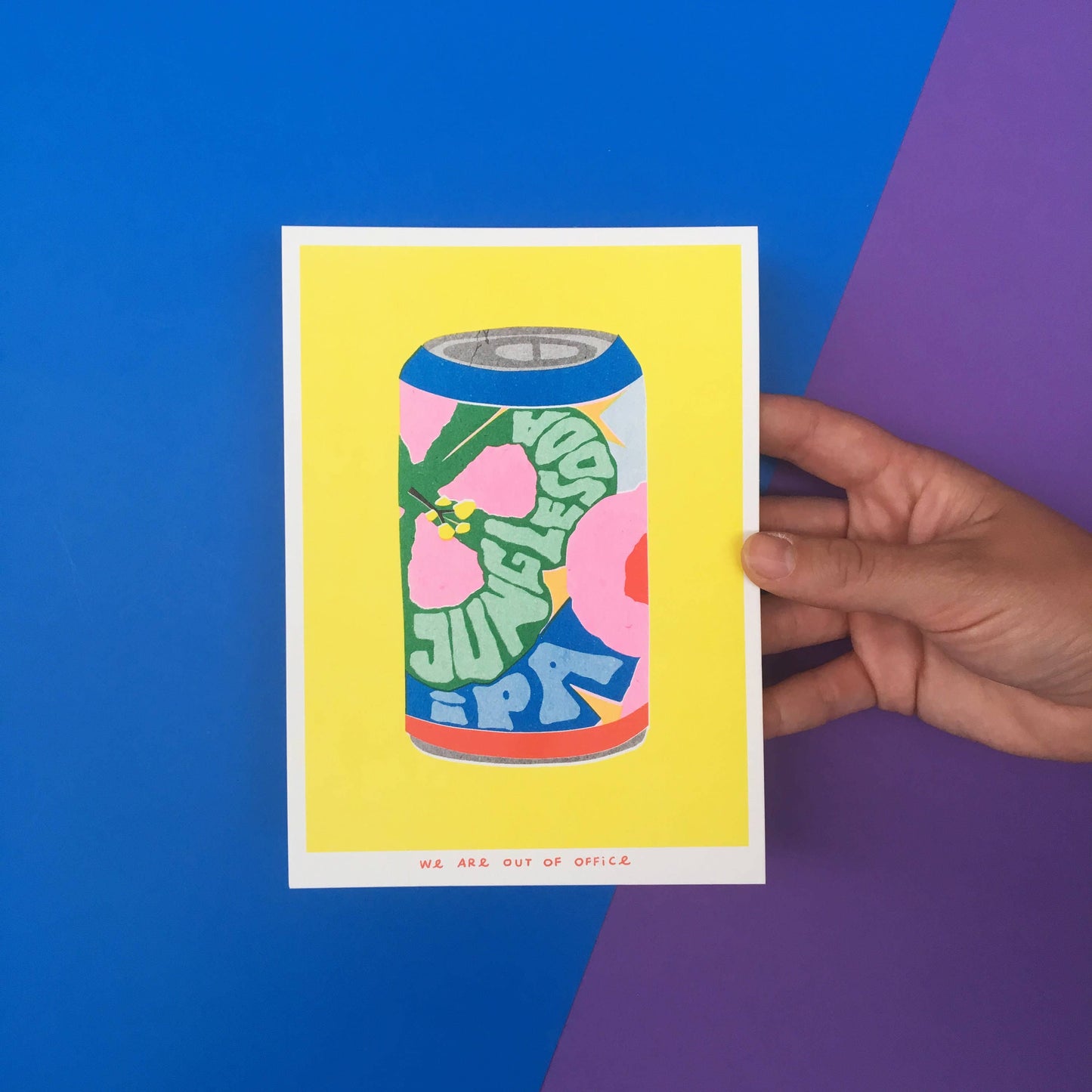 Jungle Soda IPA Risograph