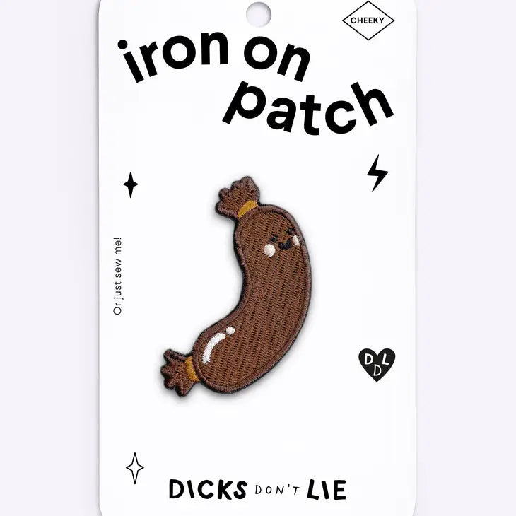 Saucy Sausage Iron-on Patch