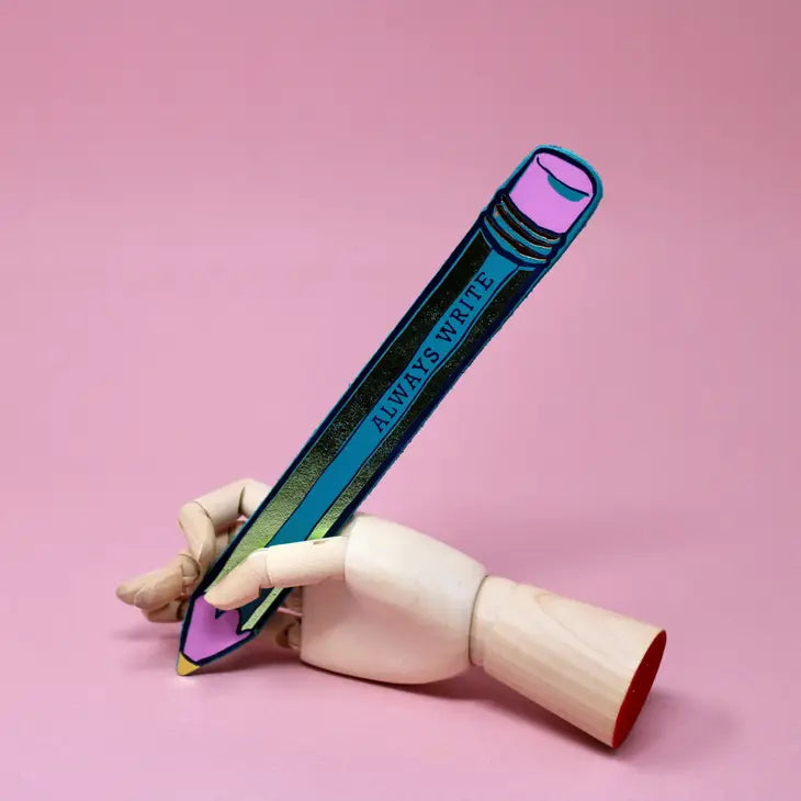 Always Write Pencil Bookmark Cornflower