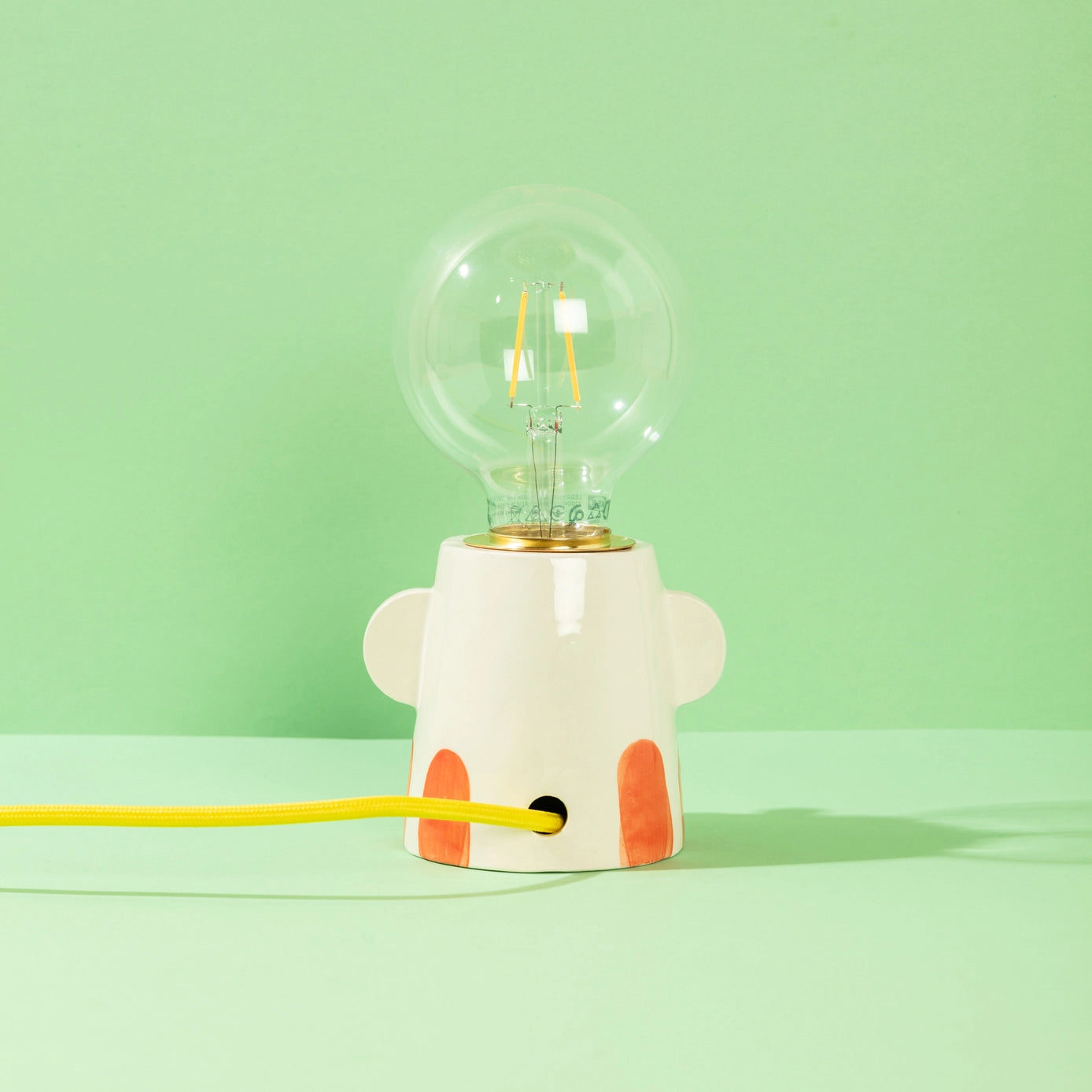 Good Friend Red / Ceramic Lamp