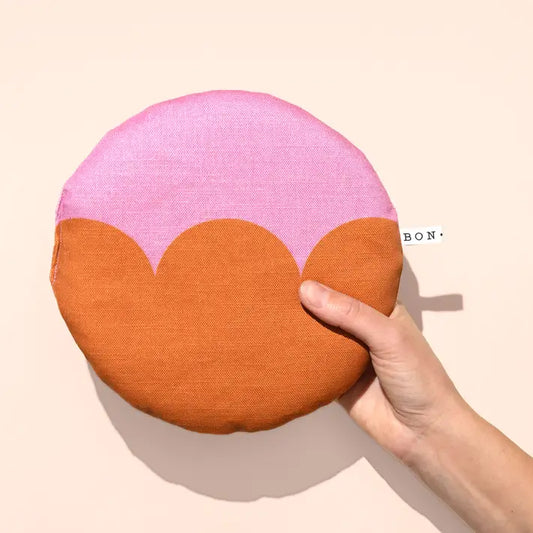 Scallop Wheatbag - Lavender - English