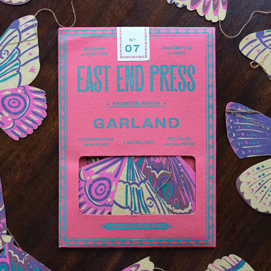 Colourful Butterflies Sewn Garland