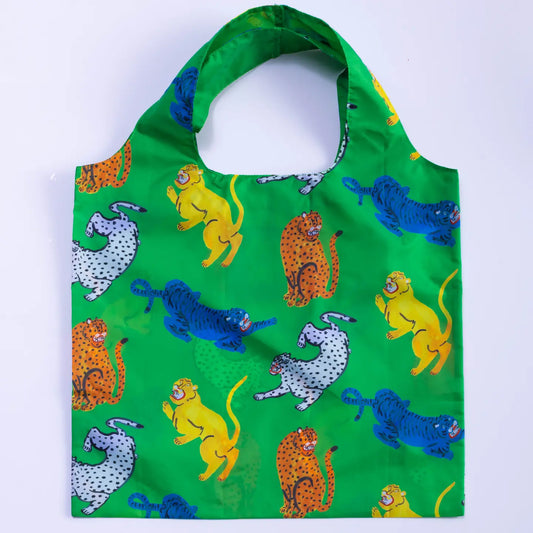 Wild Cats Art Sack By Kristina Micotti - Reusable Tote