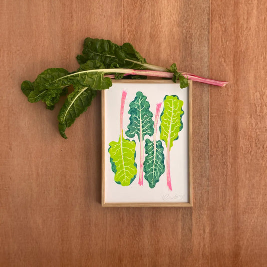 Risograph A4 Print Chard