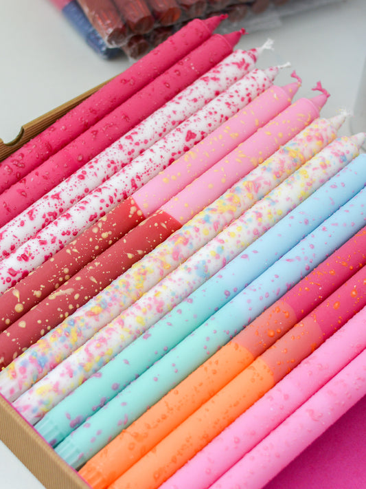 XL Taper Candle - Mixed Confetti
