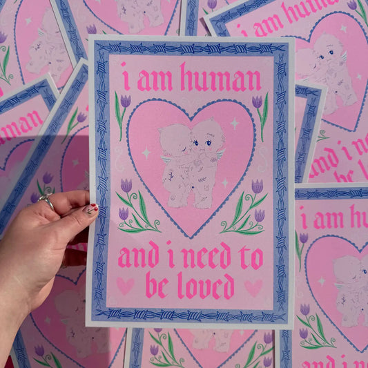 How Soon Is Now A4 Risograph Print