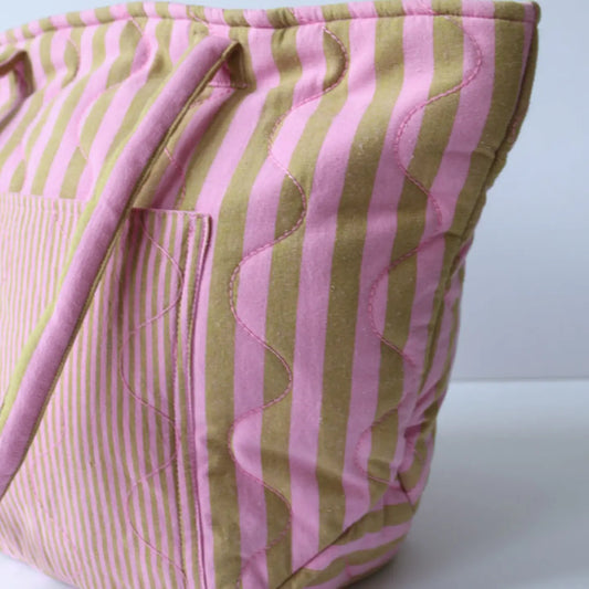 Lilac Sprout Quilted Bag