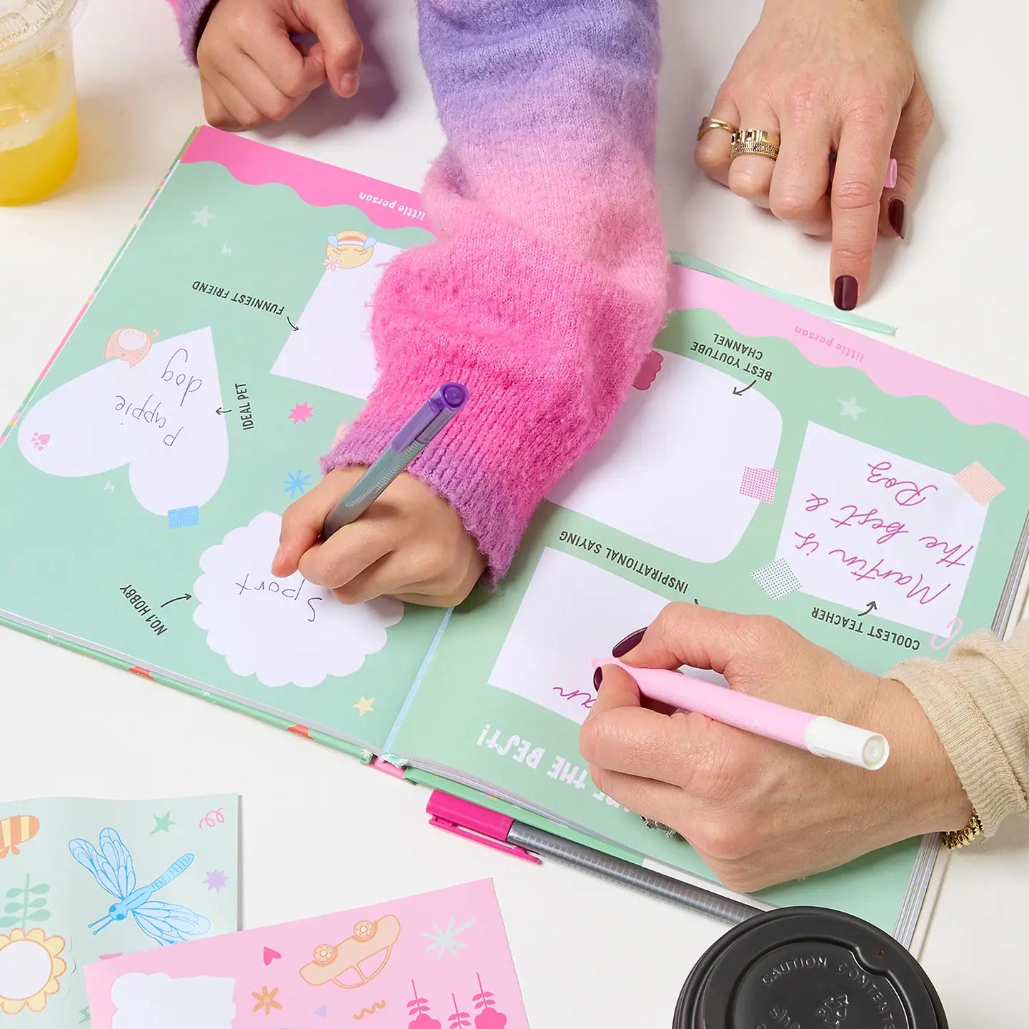 Kid And Adult Gratitude Journal
