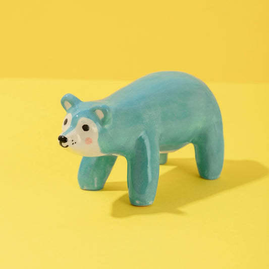 Blue Bear / Ceramic Piece