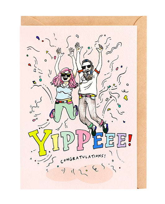 Wally Paper - Yippppeeeee! Greeting Card