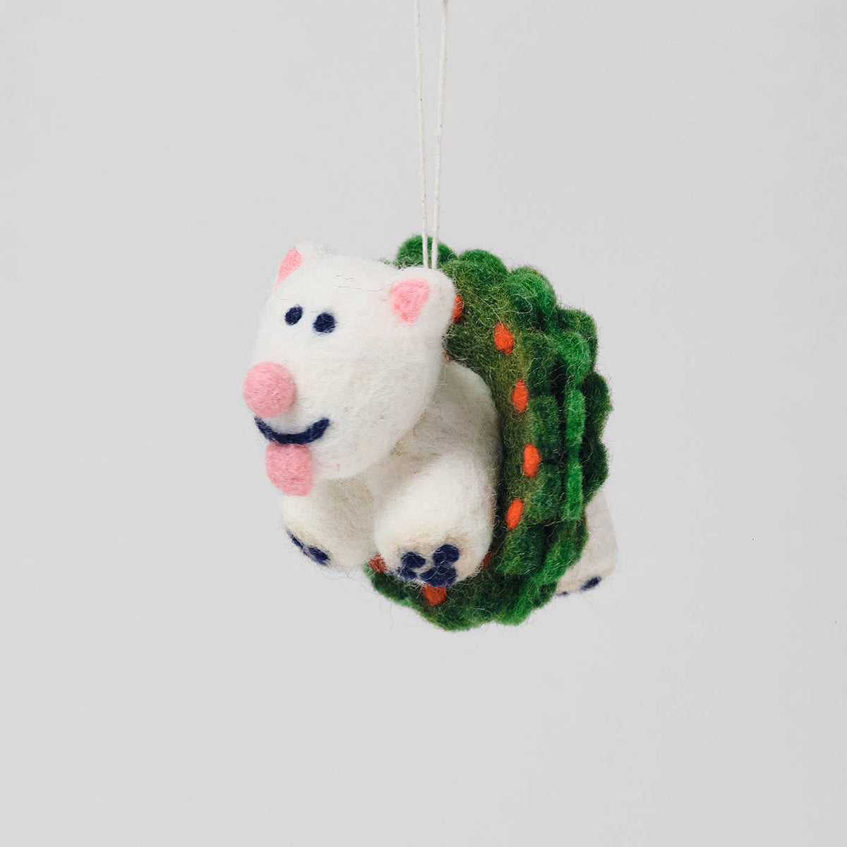 Spud Dog Hanging Felt Ornament
