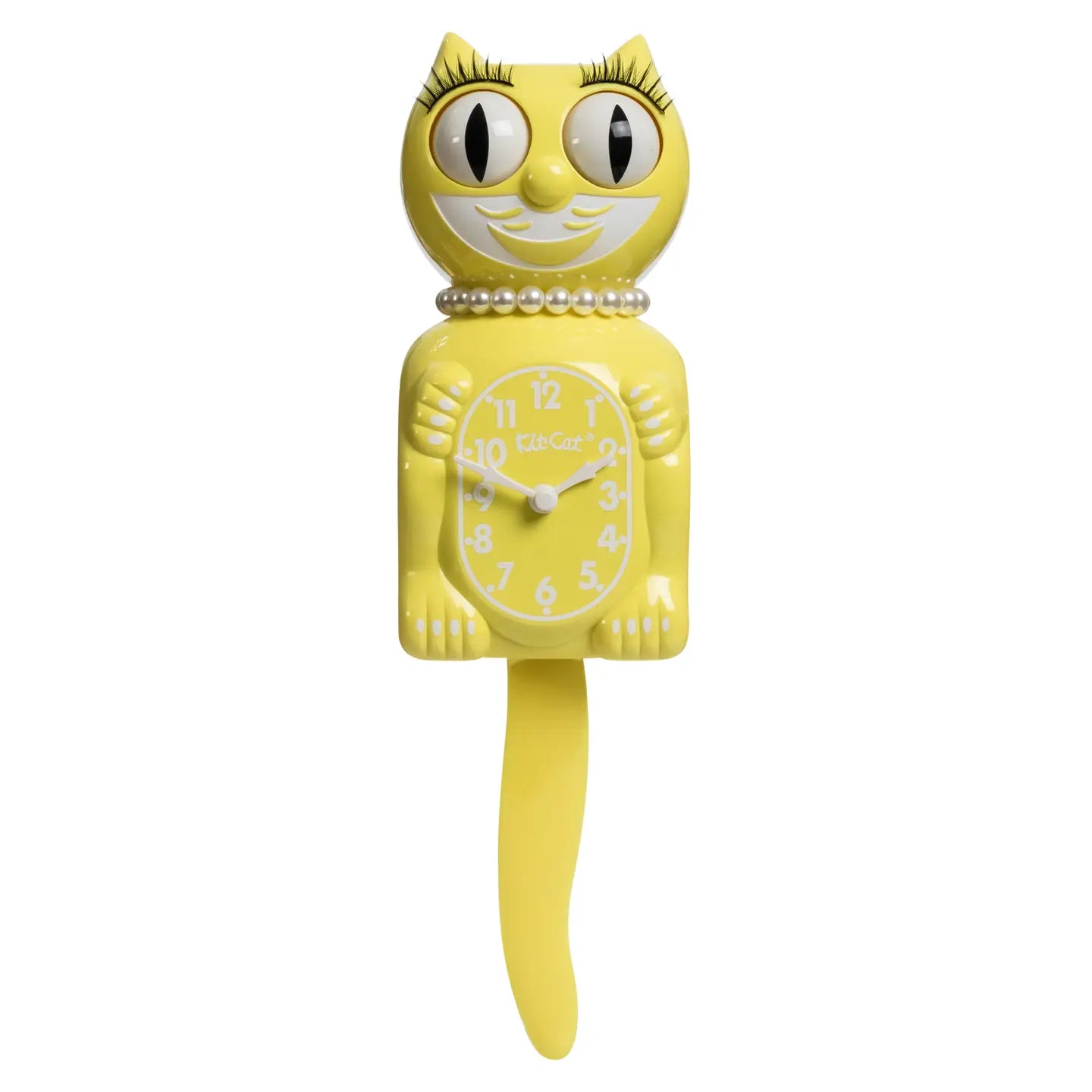 Spring Daffodil Lady Kit-Cat Klock