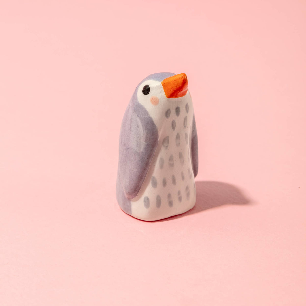 Baby Penguin Purple / Ceramic Piece