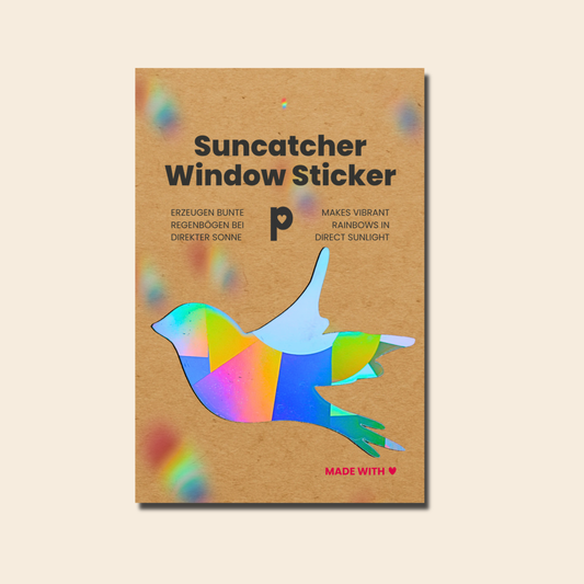 Suncatcher Window Sticker Swallow, Bird Decal, Rainbow Maker