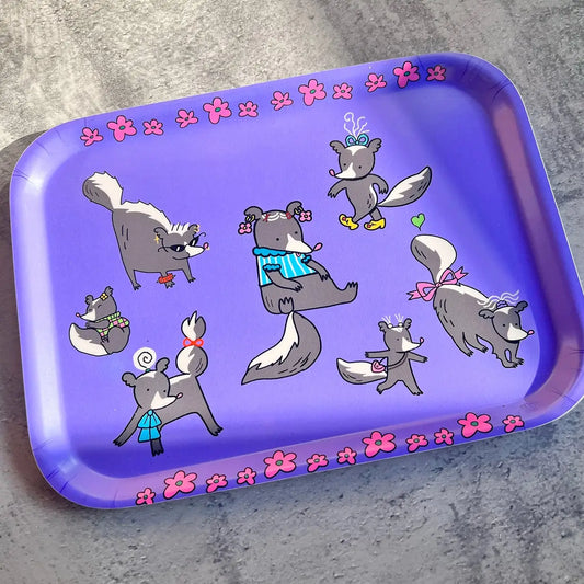 "Stylishly Skunky" Catch-All Tray