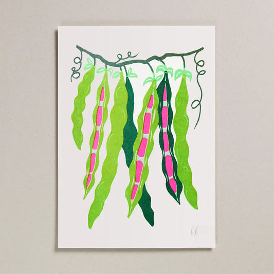 Risograph A4 Print Beans