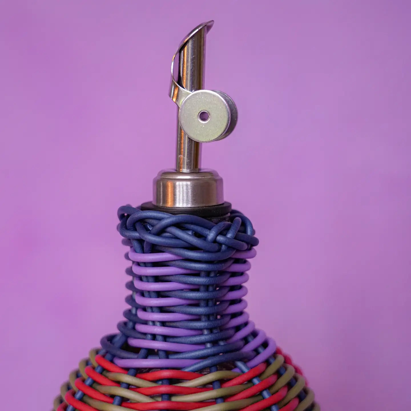 Oil Pourer - Red & Olive