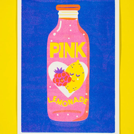 Pink Lemonade Riso Print A4