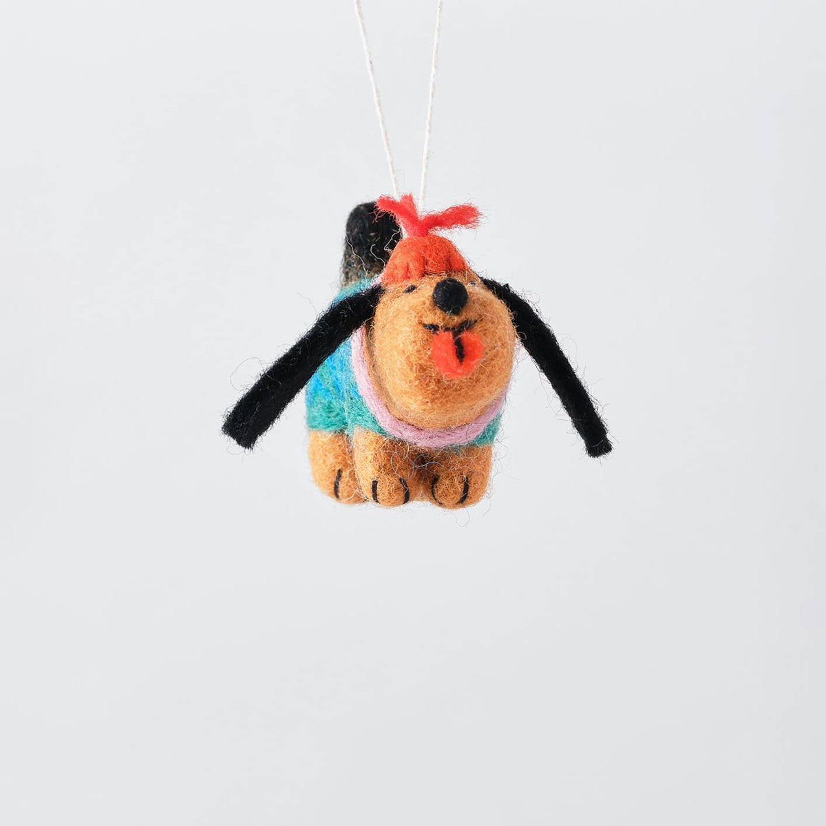 Wiener Dog Hanging Felt Ornament