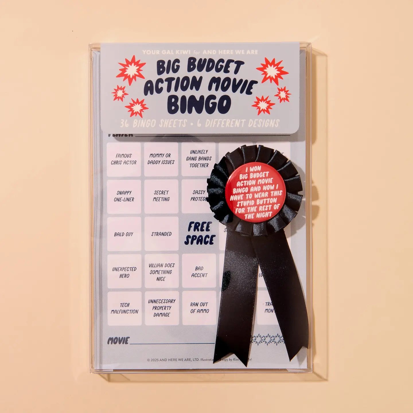 Big Budget Action Movie Bingo