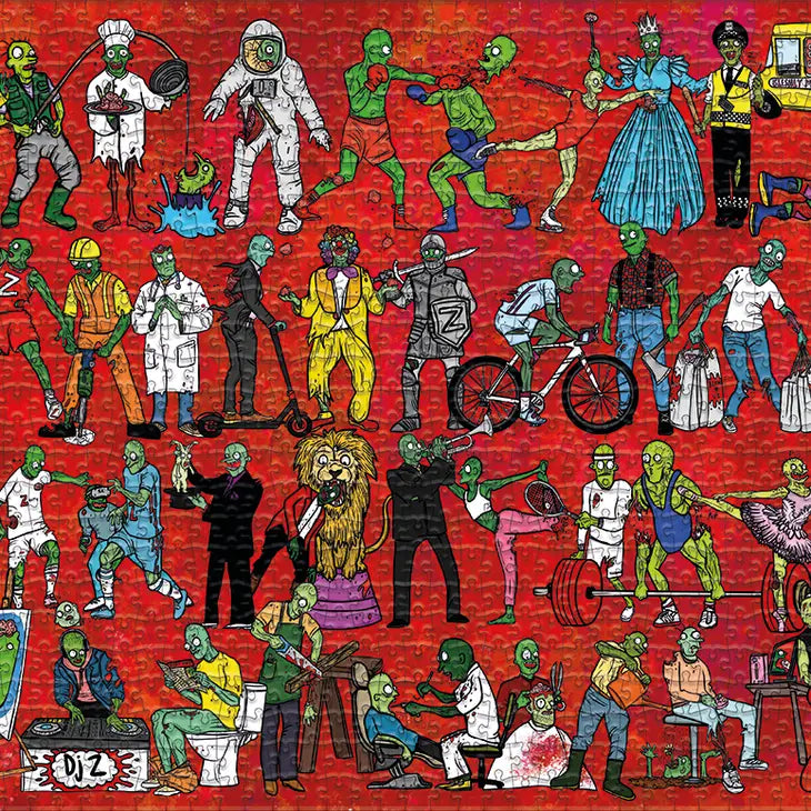 Zombies! 1000 Piece Jigsaw Puzzle