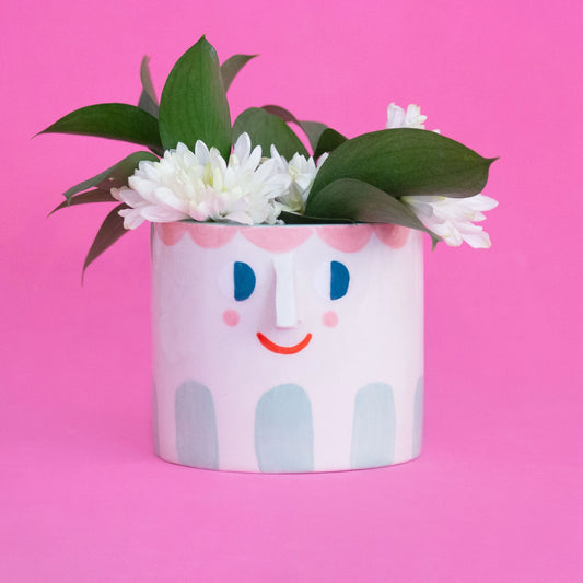 Friendly Face / Ceramic Pot