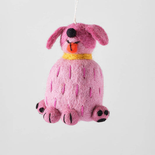 Tina Dog Hanging Felt Ornament