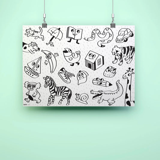 My First Art Giant Colouring Poster