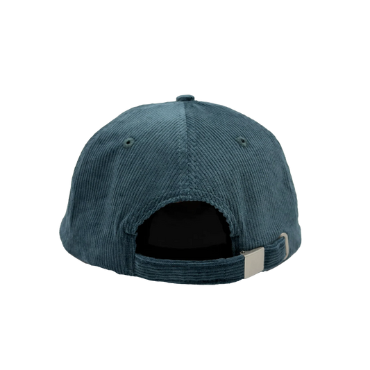Old Mate Pinch Front Cord Adult Cap - Teal