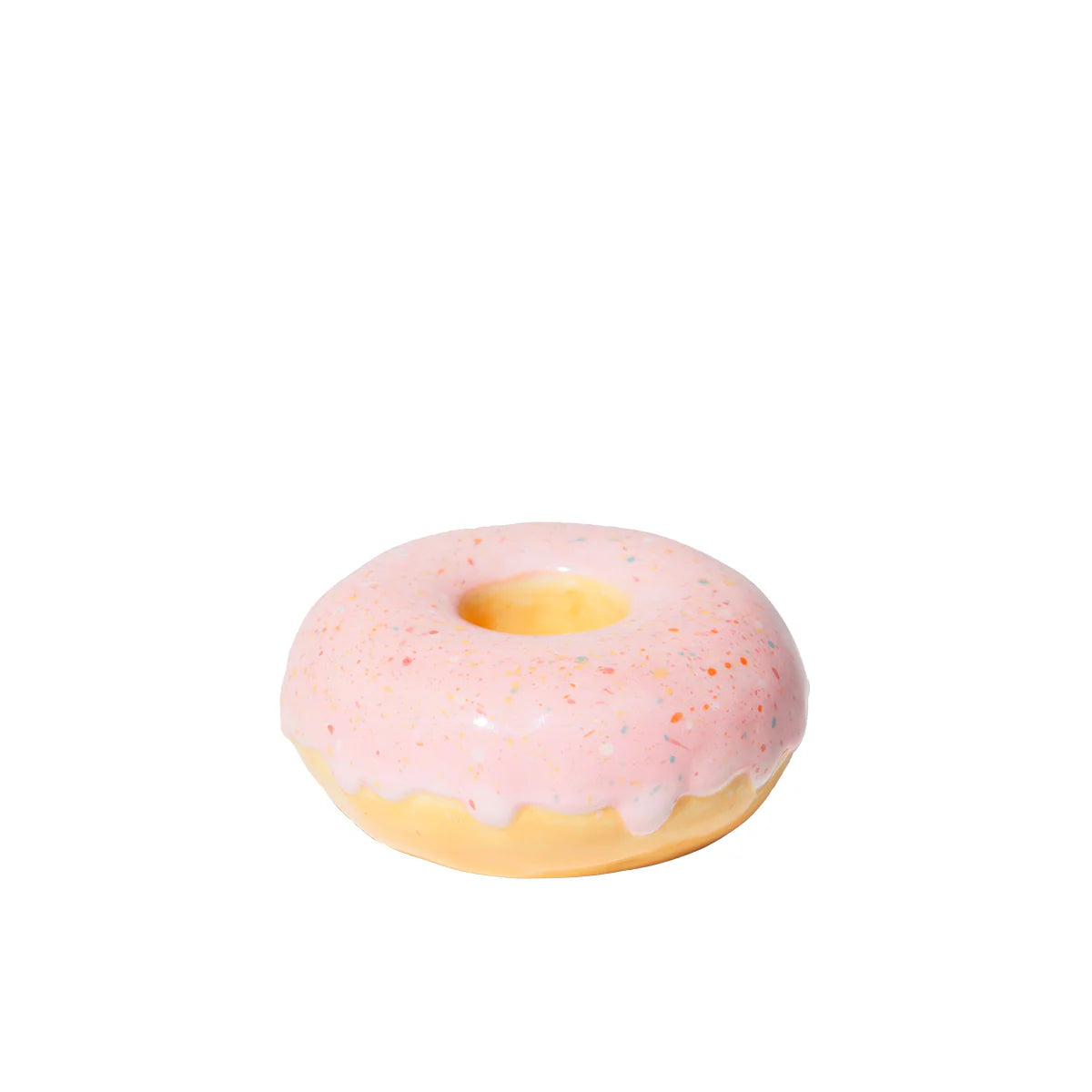 Fast Food Candle Holder Donut Pink