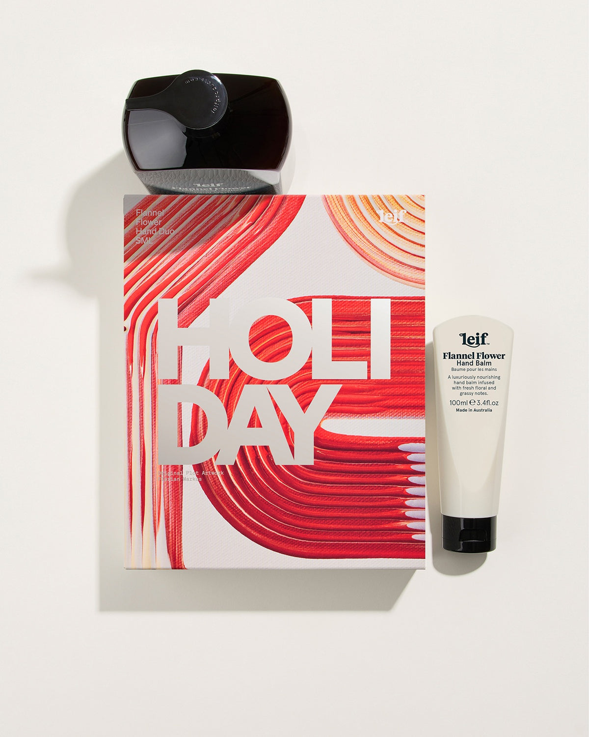 Limited Edition Holiday Flannel Flower Hand Duo SML