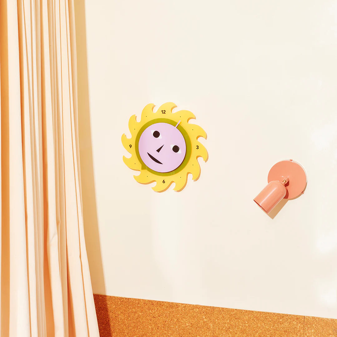 Dusen Dusen Everybody Clock - Yellow