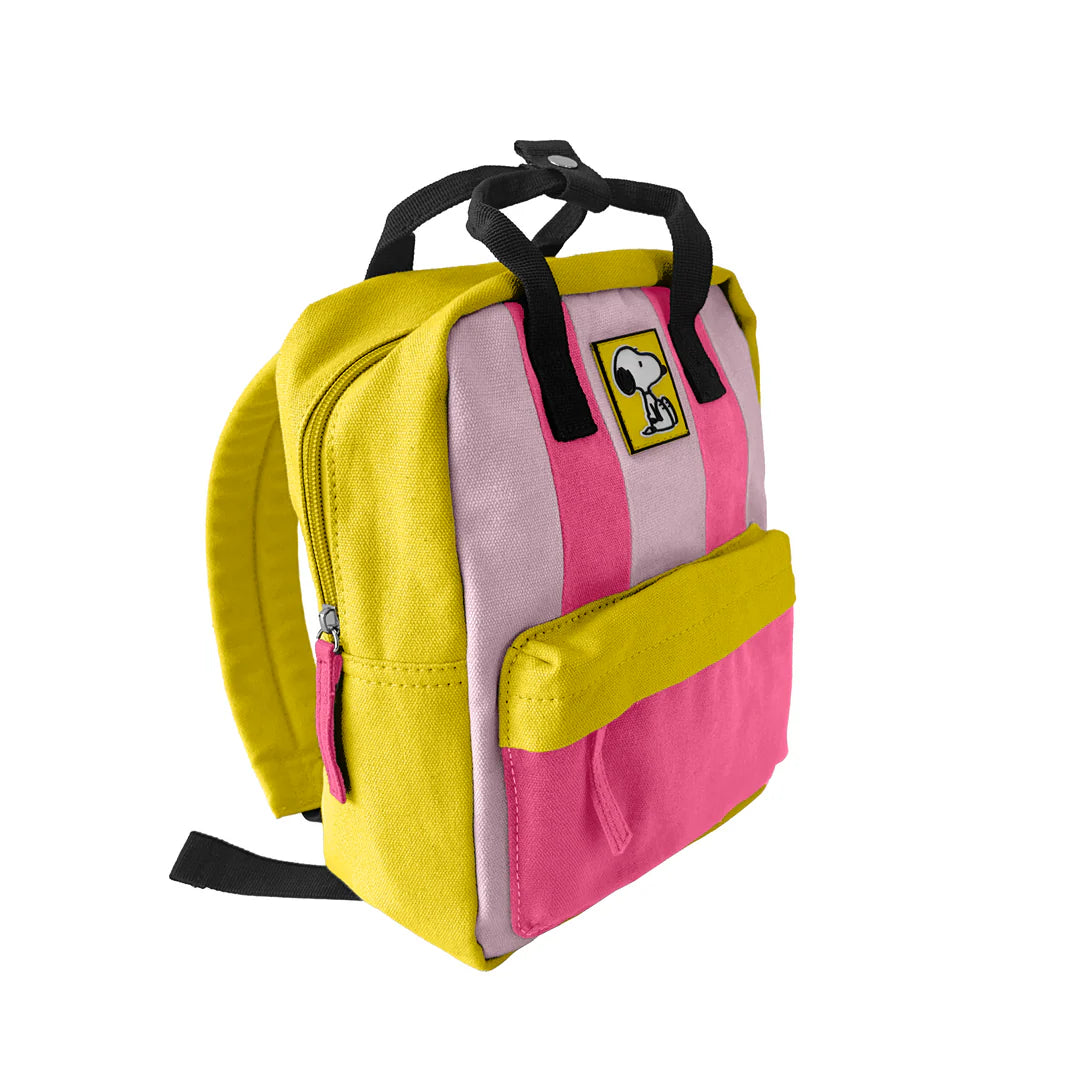 Peanuts Backpack Large Yellow/Pink