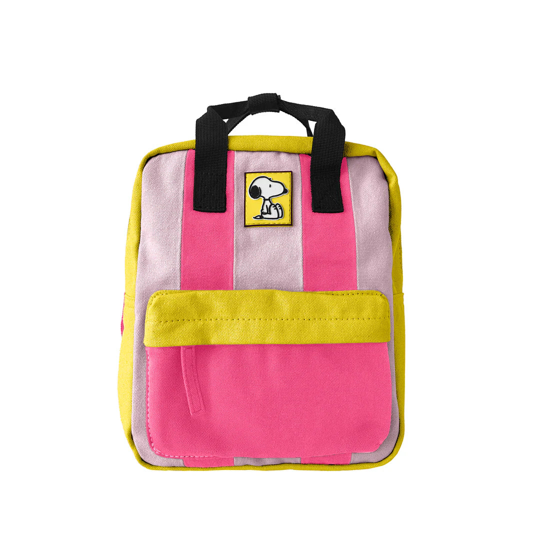 Peanuts Backpack Large Yellow/Pink
