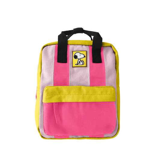 Peanuts Backpack Large Yellow/Pink