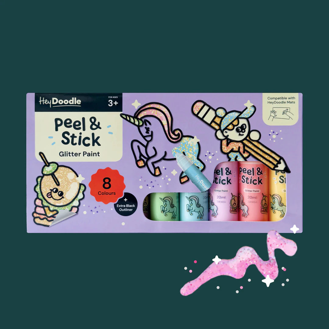Peel & Stick Glitter Paint